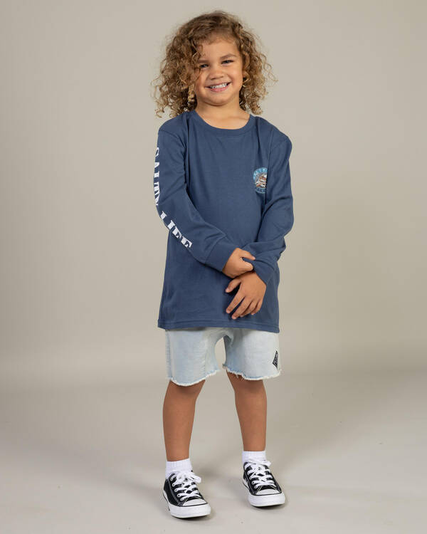 Salty Life Toddlers' Born To Be Wild Long Sleeve T-Shirt for Mens