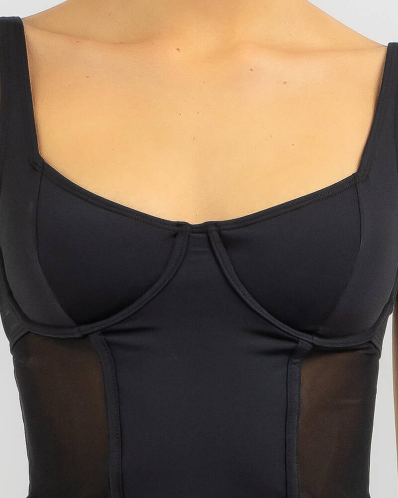 Kaiami Gianna Mesh Tankini Top for Womens