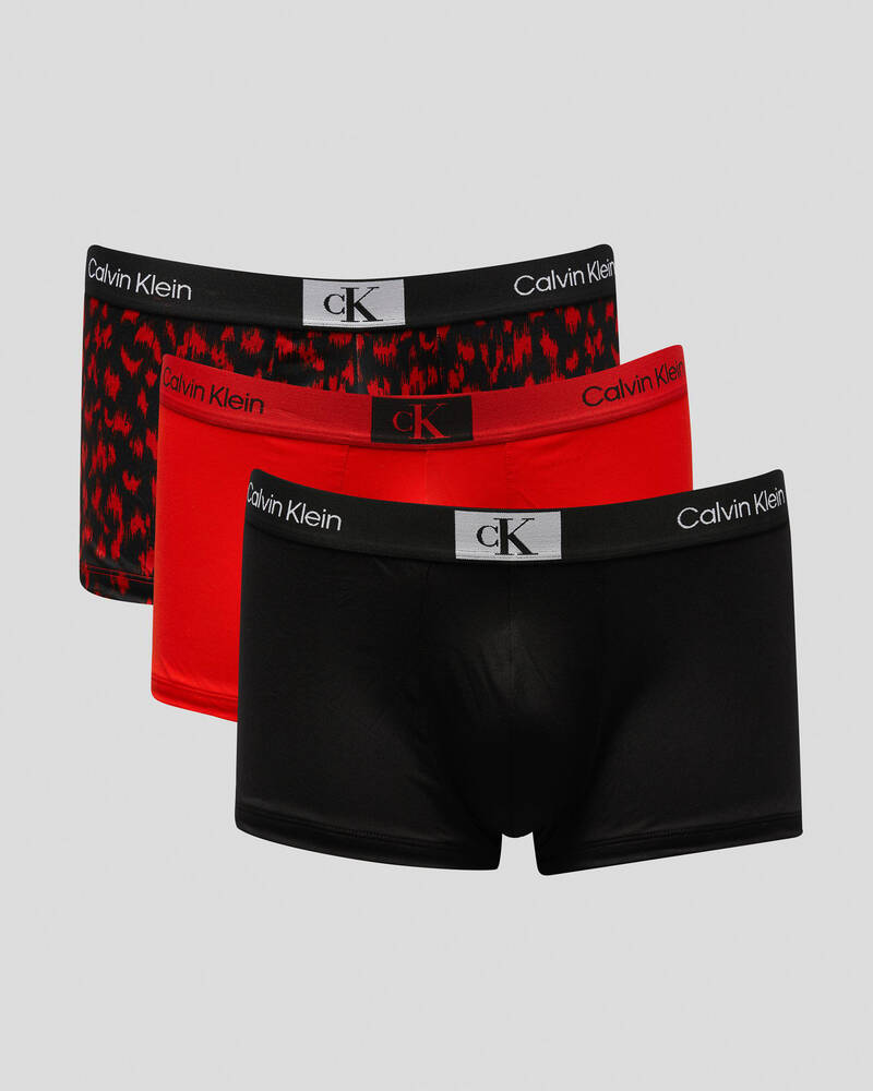 Calvin Klein 96 Micro Low Rise Trunk 3 Pack for Mens
