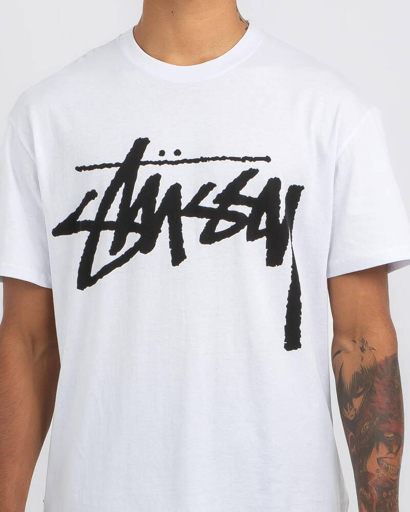 Stussy Bigger Stock T-Shirt for Mens