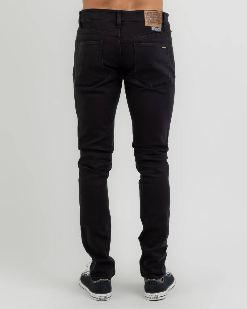 Volcom 2 X 4 Skinny Tapered Jeans for Mens