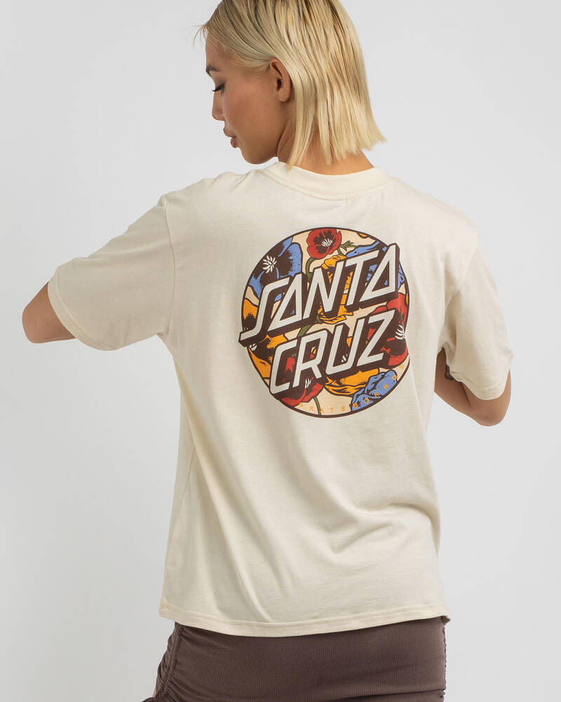 Santa Cruz Poppy Fill Dot T-Shirt for Womens