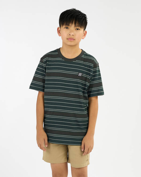 Boys' Parallel Stripe Hueys T-Shirt