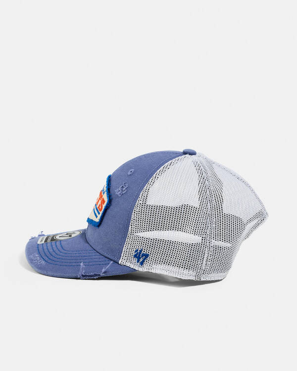 Forty Seven New York Mets Well Worn Hitch Trucker Cap for Mens
