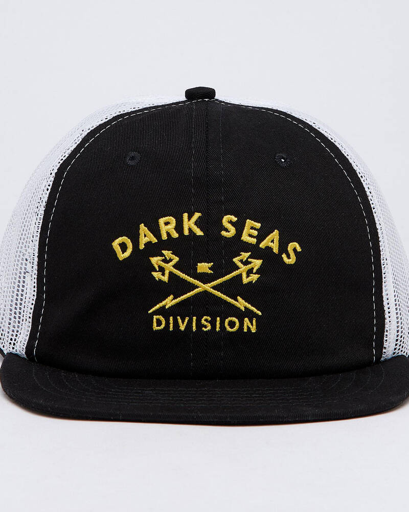 Dark Seas Divison Displacement Trucker Cap for Mens
