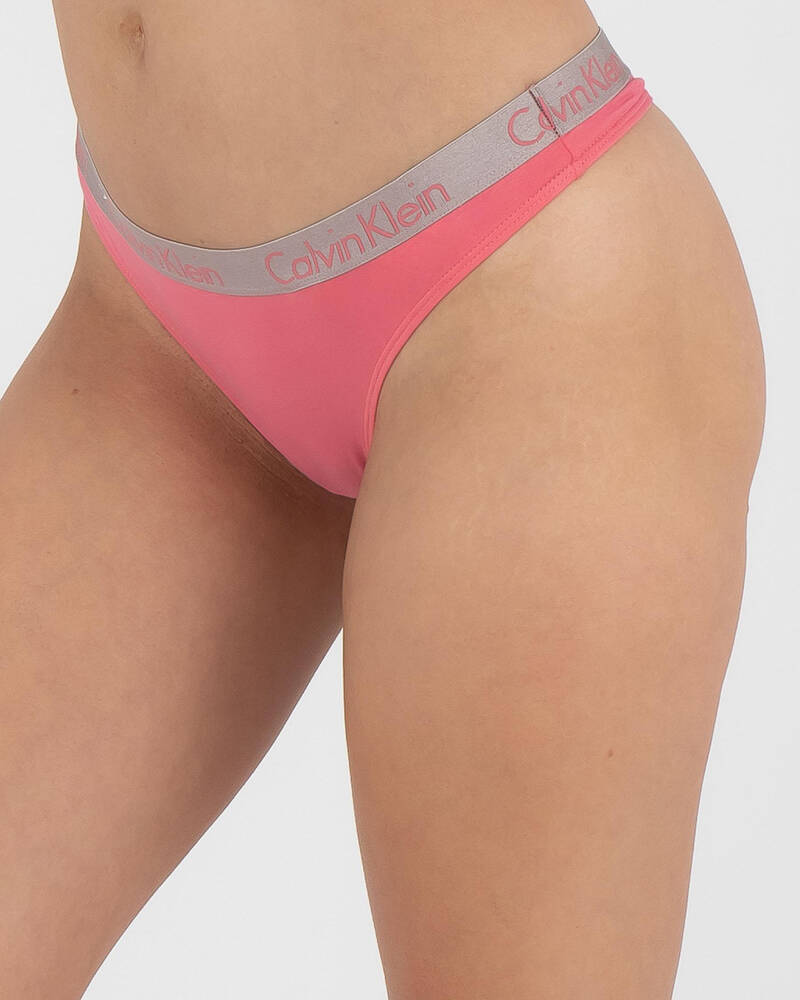 Calvin Klein Radiant Cotton Thong for Womens