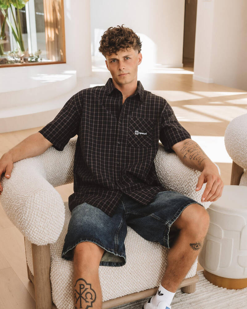 Rip Curl Super Computer Short Sleeve Shirt for Mens