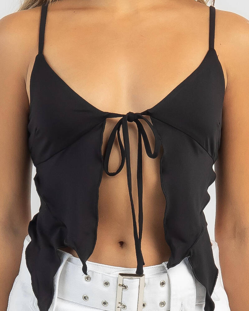 Luvalot Kiana Tie Up Cami Top for Womens