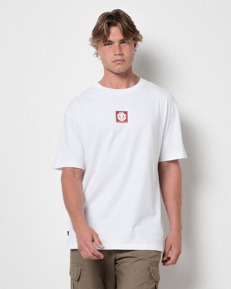 Element Square Logo T-Shirt for Mens