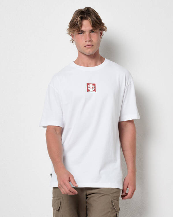Element Square Logo T-Shirt for Mens