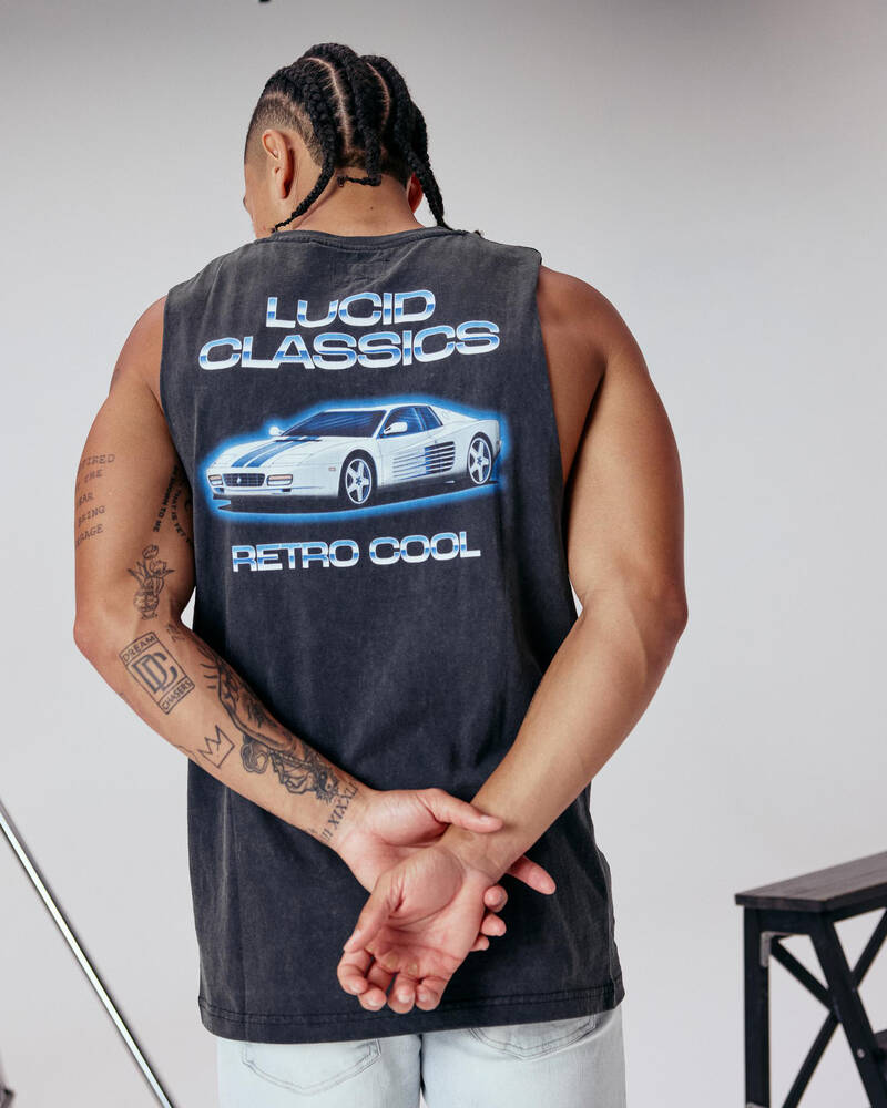 Lucid Asphalt Muscle Tank for Mens