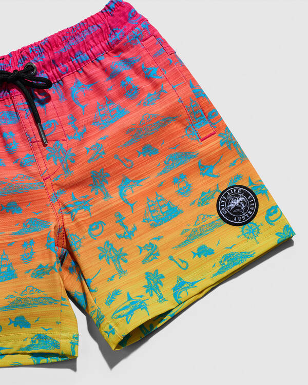 Salty Life Toddlers' Overlay Elastic Waist Shorts for Mens
