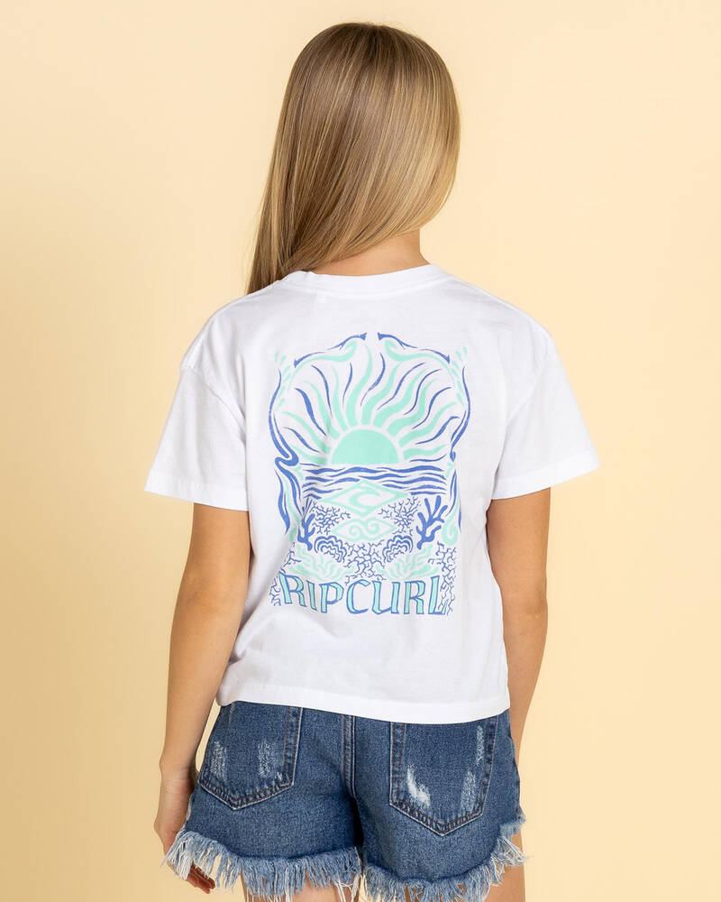 Rip Curl Girls' Sunrise Cropped T-Shirt for Womens