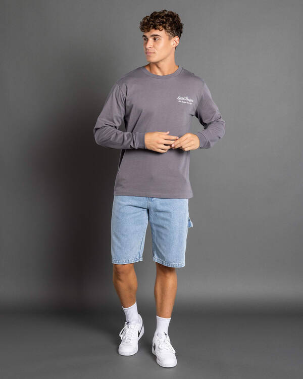 Lucid Institute Denim Walk Shorts for Mens