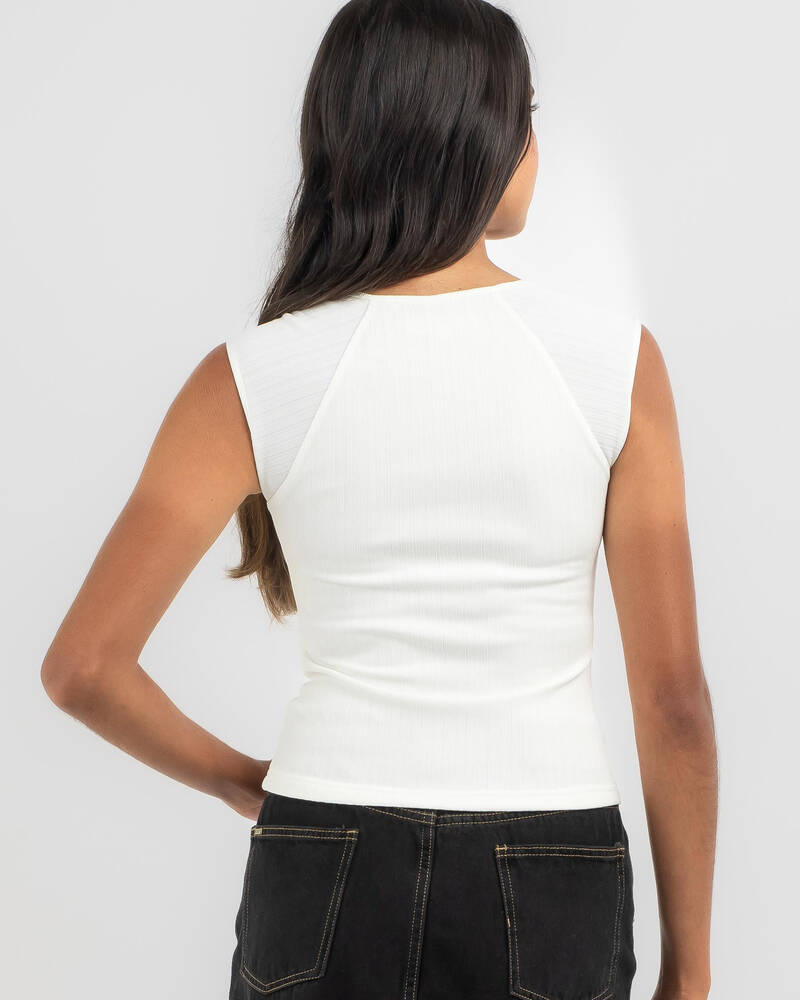 White Closet Kirra Top for Womens