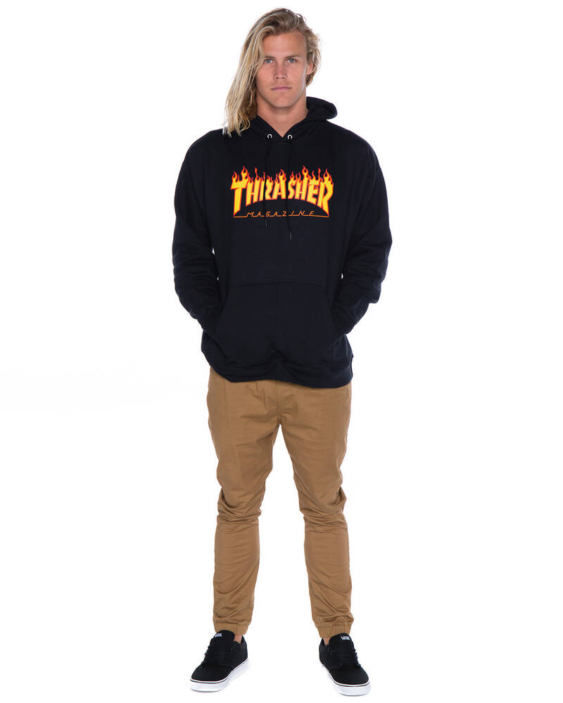 Thrasher Flame Logo Hoodie for Mens
