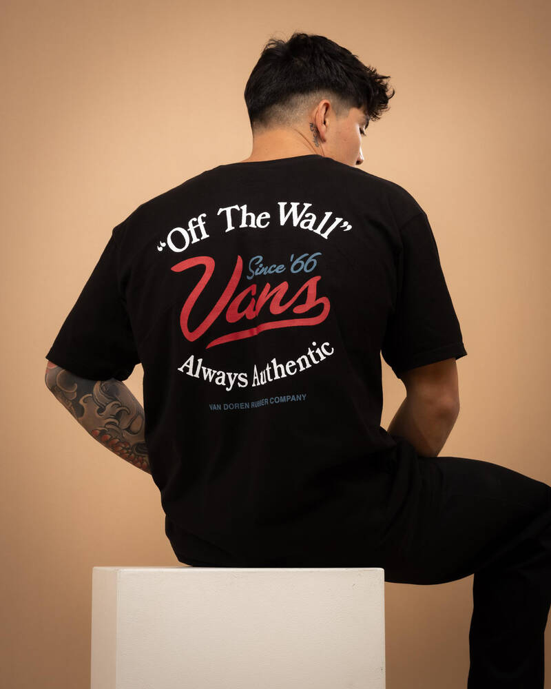 Vans Gas Station Logo T-Shirt for Mens