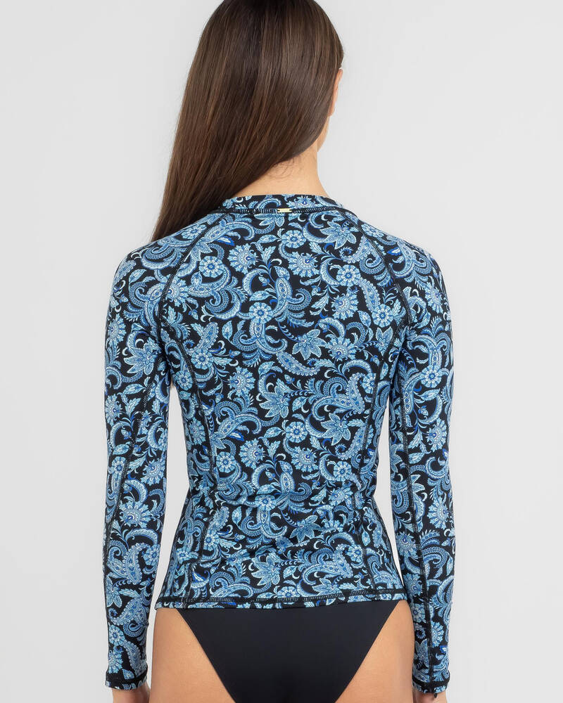 Topanga Violetta Long Sleeve Rash Vest for Womens