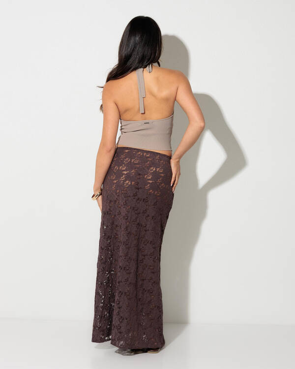 Mooloola Meli French Lace Maxi Skirt for Womens