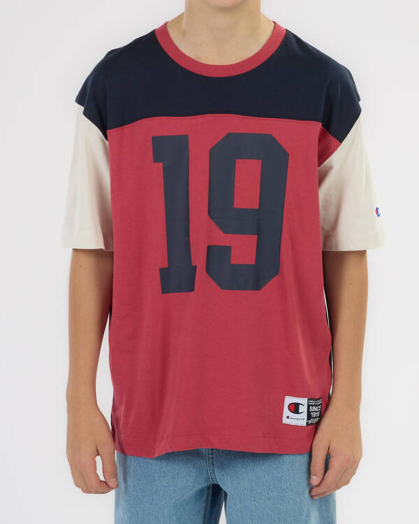 Champion Boys' Colour Block T-Shirt for Mens