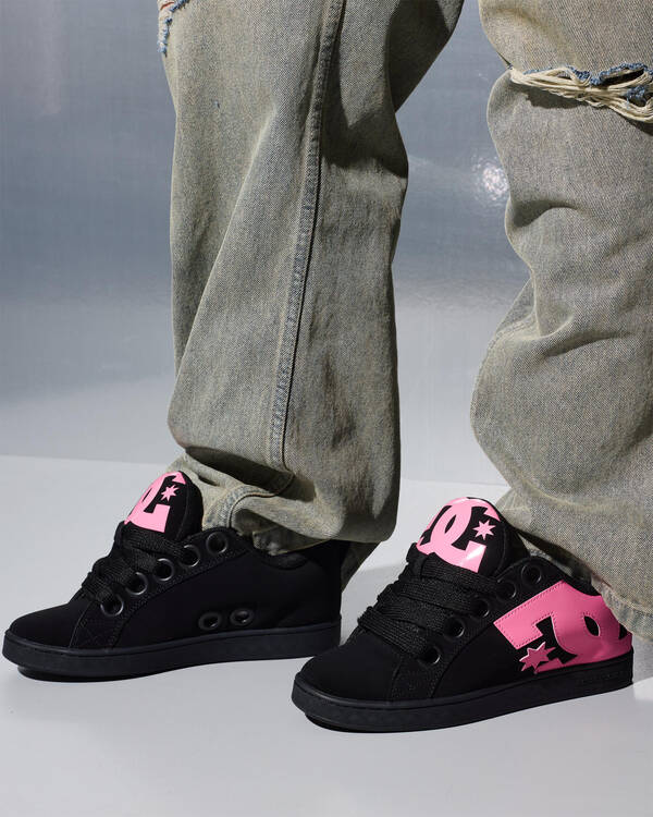 DC Shoes Womens Court Graffik Puff Shoes for Womens
