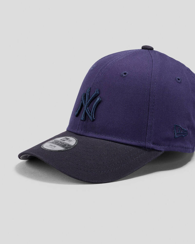 New Era Boys' 2 Shade Wash 9Forty NY Snapback Cap for Mens