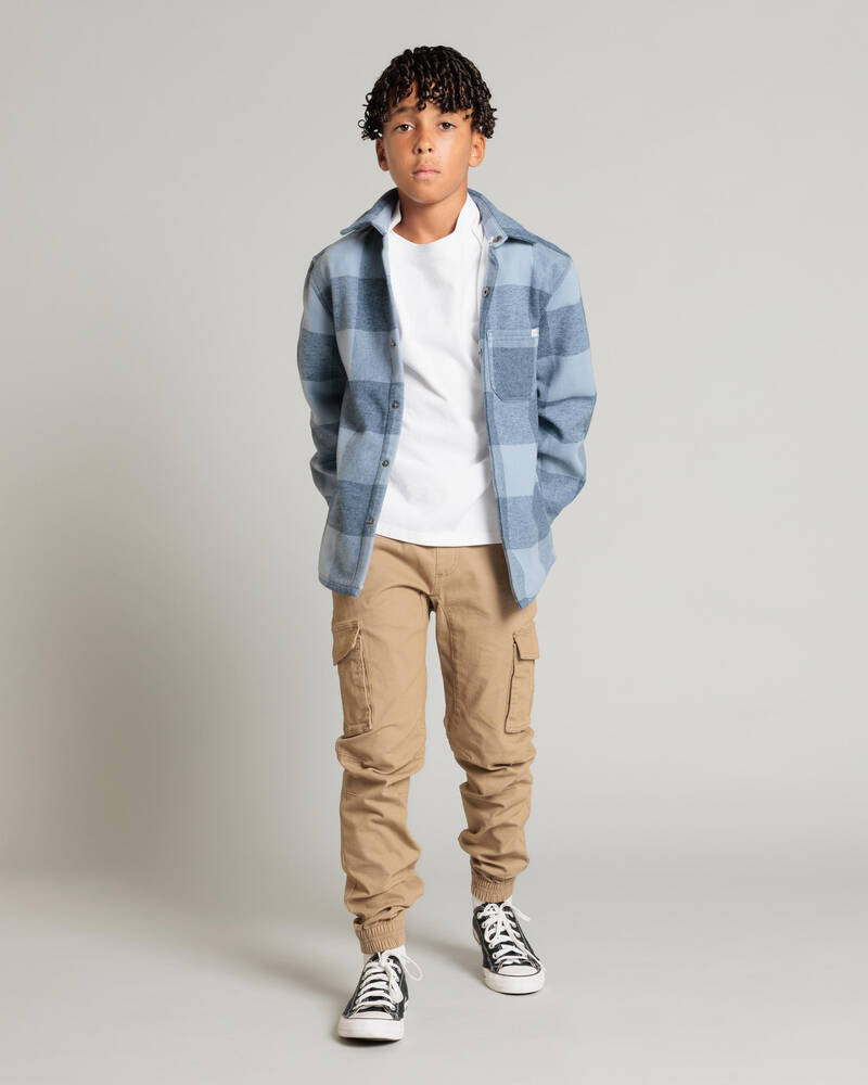 Skylark Boys' Rush Flannel Long Sleeve Shirt for Mens