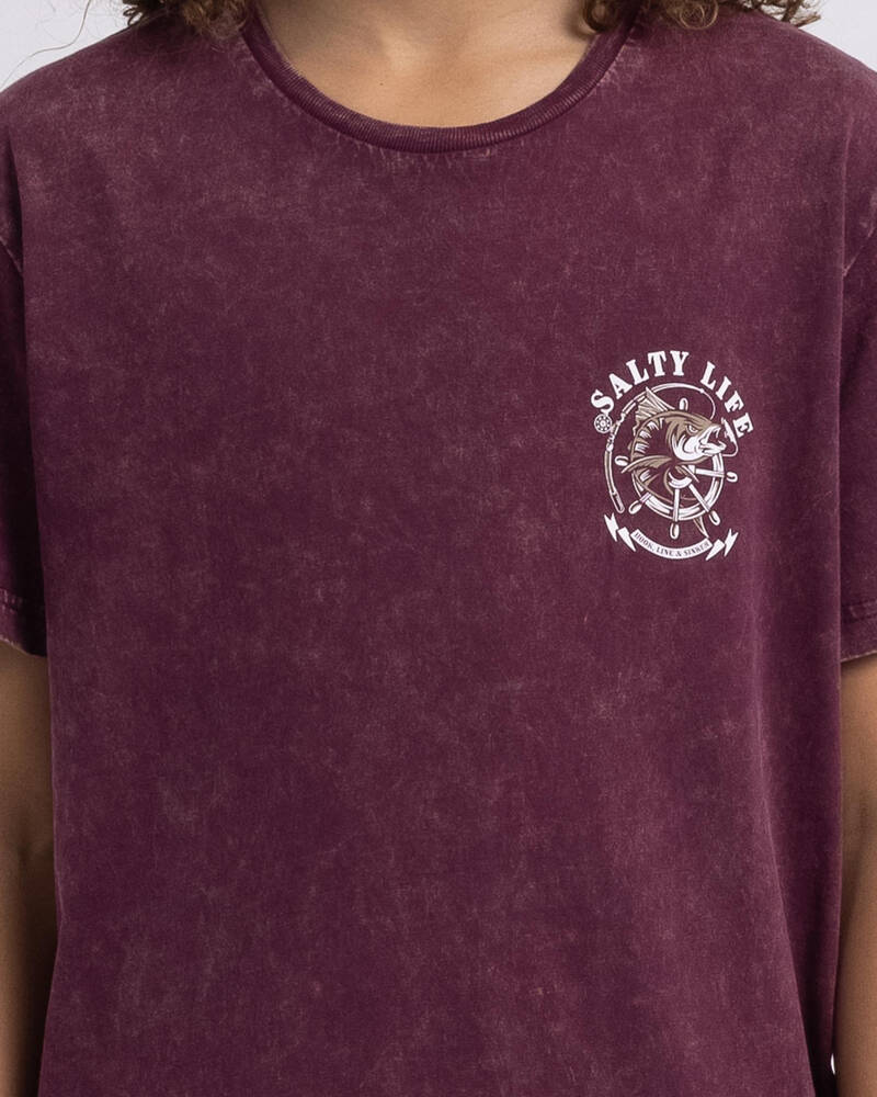 Salty Life Boys' Castaway T-Shirt for Mens
