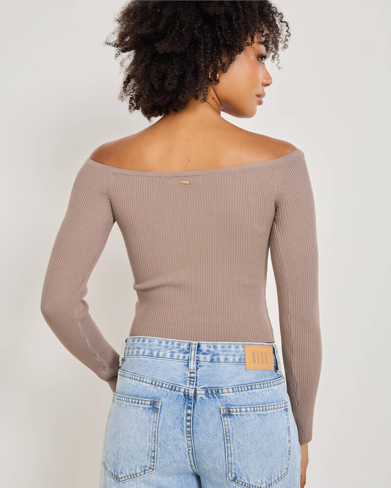 Ava And Ever Kylie Off Shoulder Knit Top for Womens