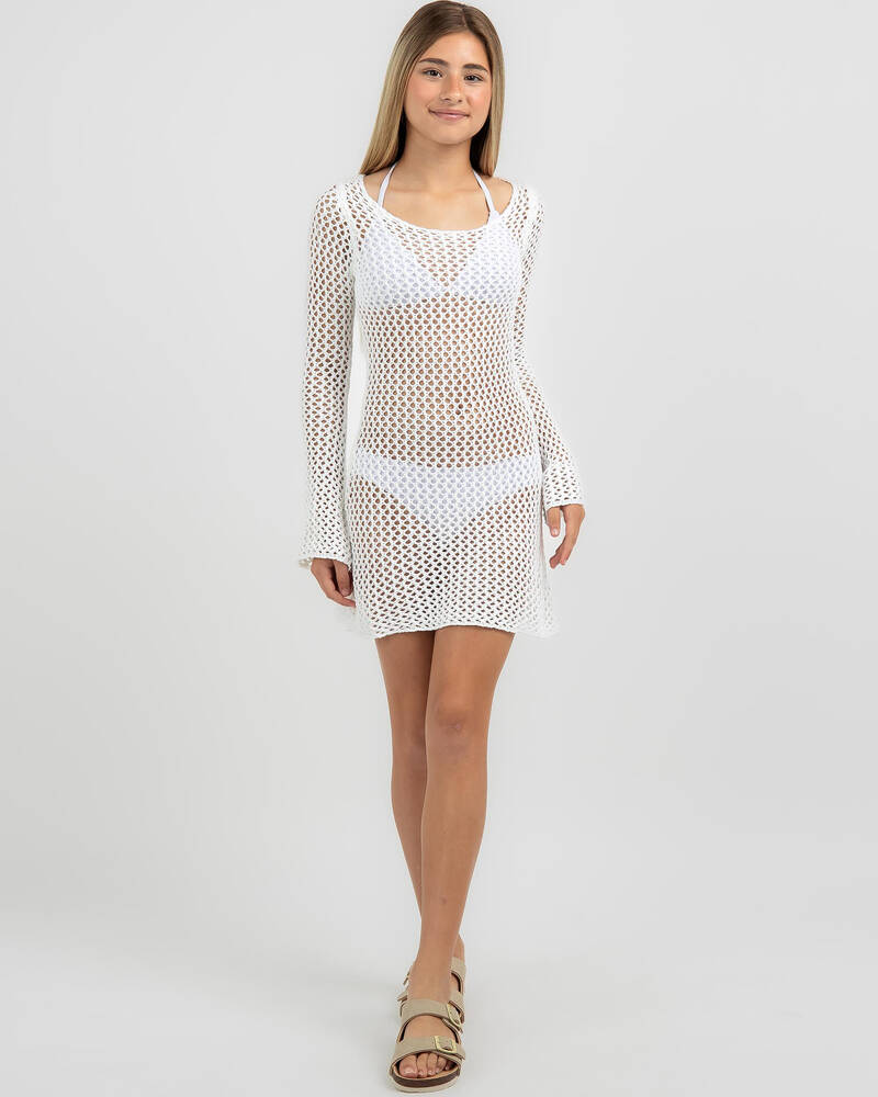 Kaiami Girls' Tamsin Crochet Cover Up for Womens