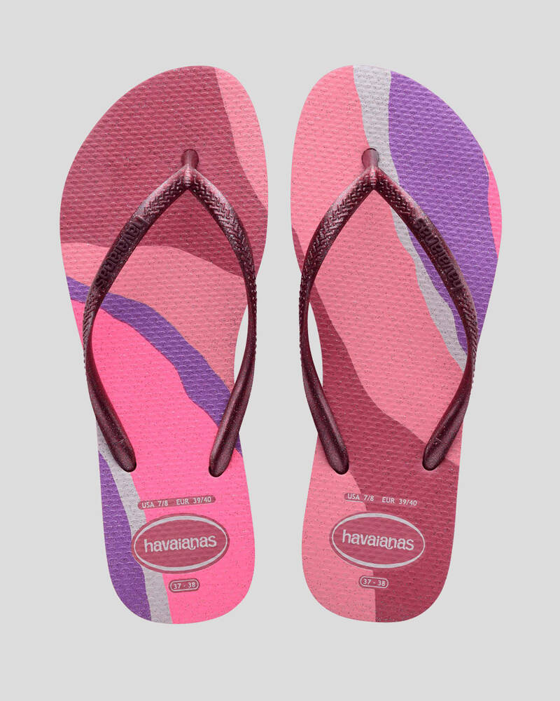 Havaianas Slim Palatte Glow Thongs for Womens