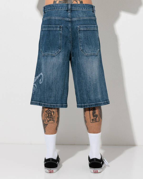 Dexter Venomous Denim Shorts for Mens