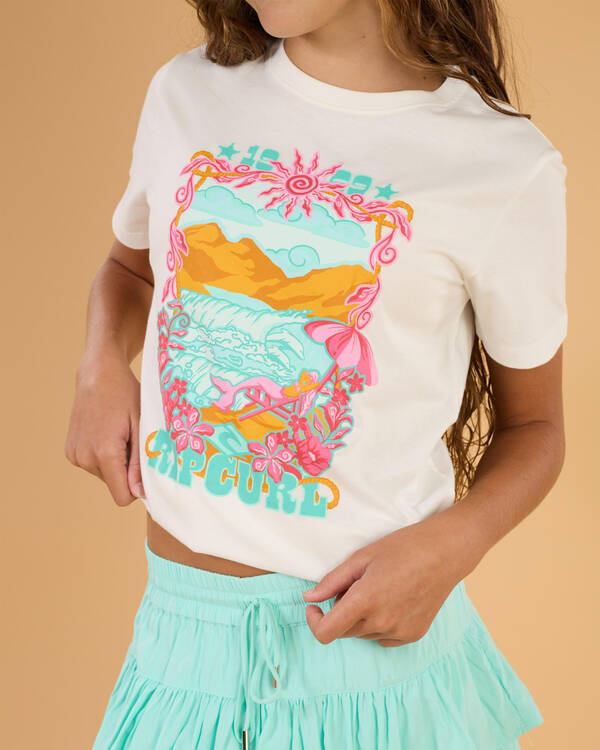 Rip Curl Girls' Sunshine Squad Band T-Shirt for Womens