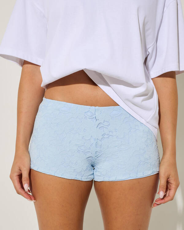 Meli French Lace Micro Shorts