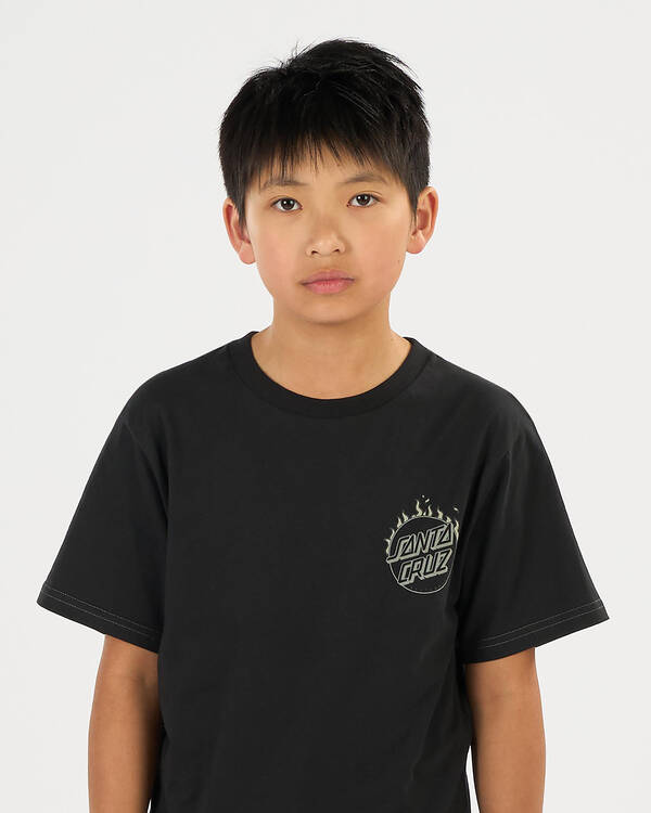 Santa Cruz Boys' Burnt Opus T-Shirt for Mens