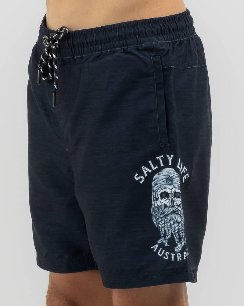 Salty Life Boys' Dutchman Mully Short for Mens