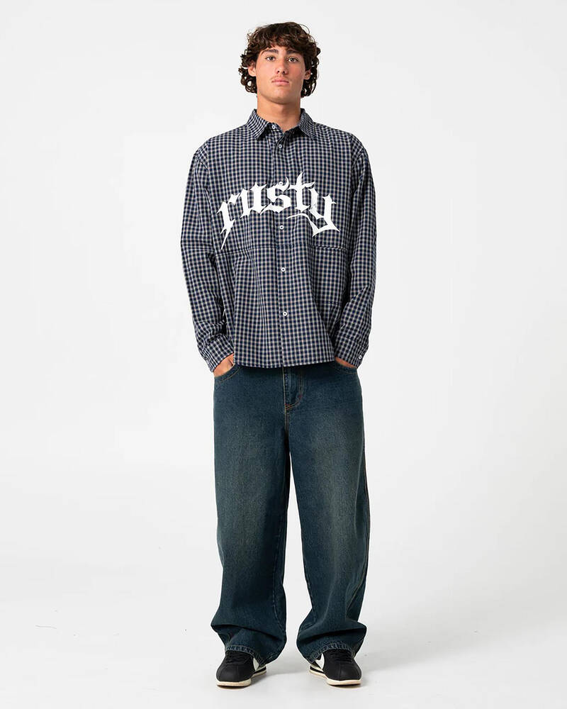 Rusty Shook Ones Long Sleeve Shirt for Mens