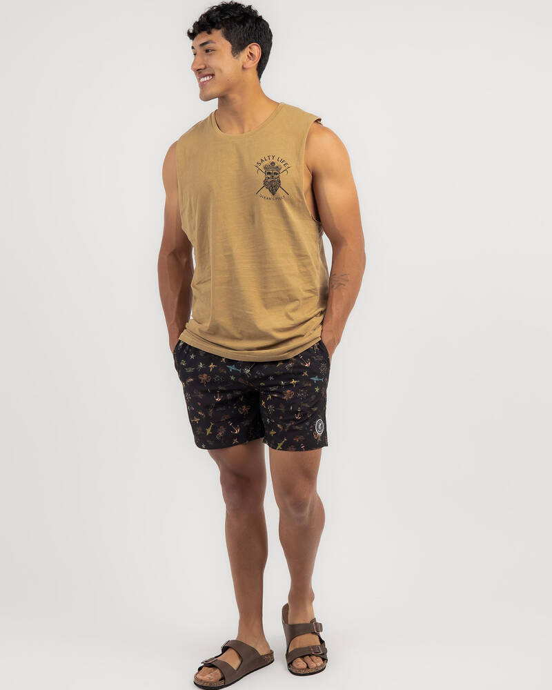 Salty Life Depths Mully Shorts for Mens