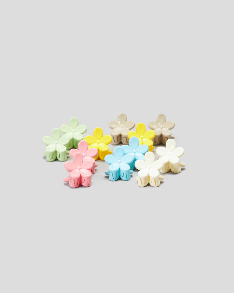 Karyn In LA Mini Flower Hair Clip Pack for Womens