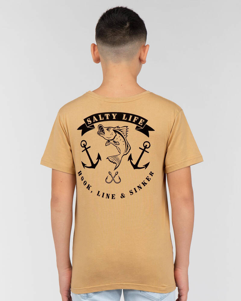 Salty Life Boys' Sinker T-Shirt for Mens
