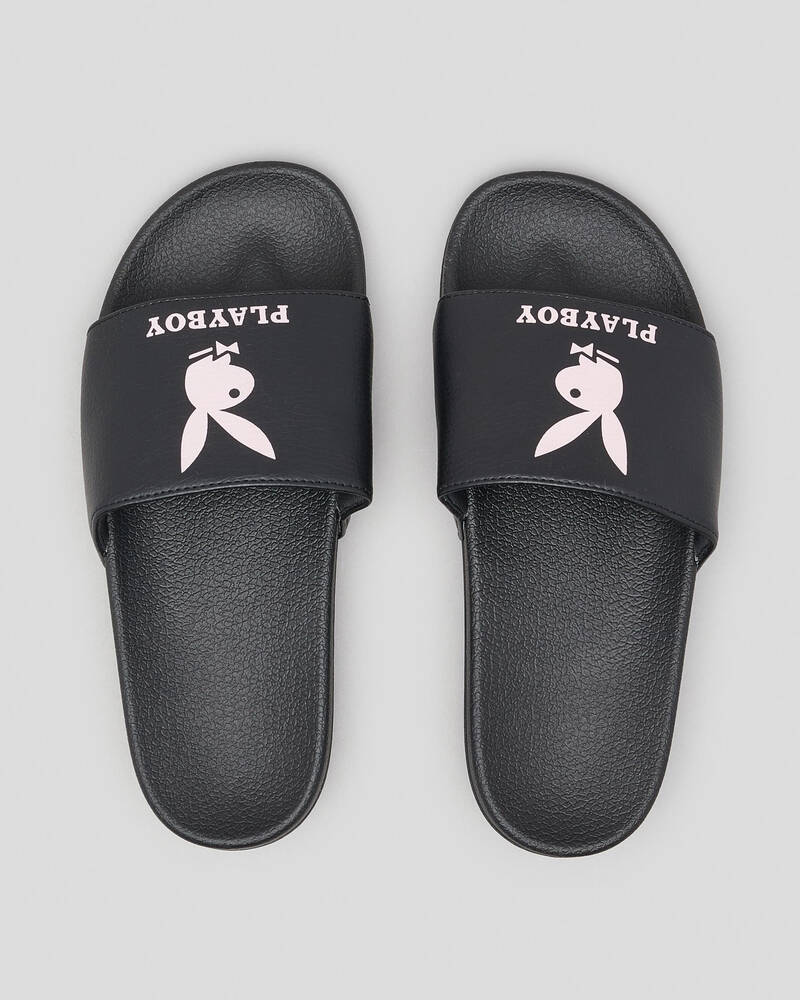 Playboy Grotto Slide Sandals for Womens