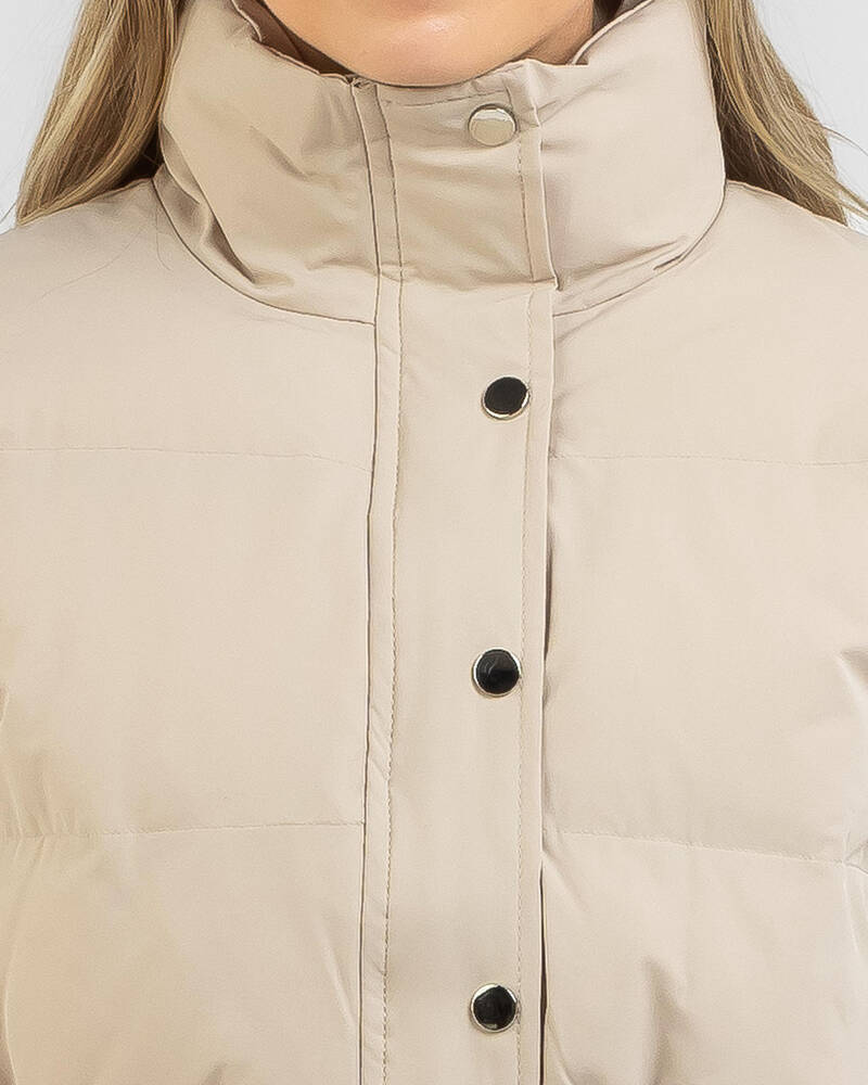 Luvalot Rosado Puffer Jacket for Womens