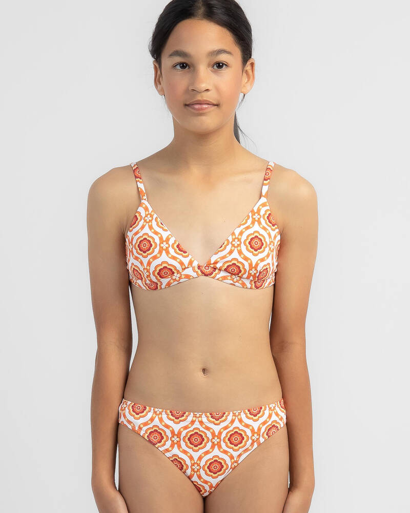 Kaiami Girls' Gidget Triangle Bikini Set for Womens