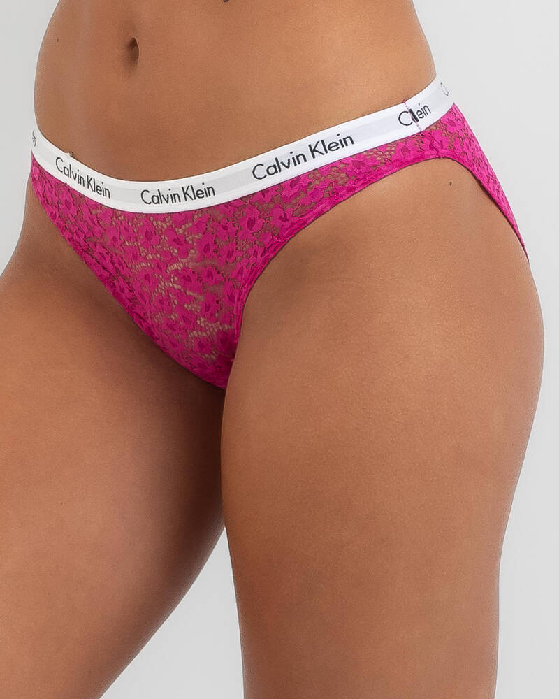 Calvin Klein Carousel Lace Bikini Brief for Womens