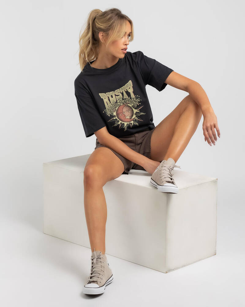 Rusty Sun Moon T-Shirt for Womens