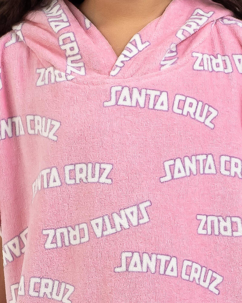 Santa Cruz Girls' College Arch Hooded Towel for Womens