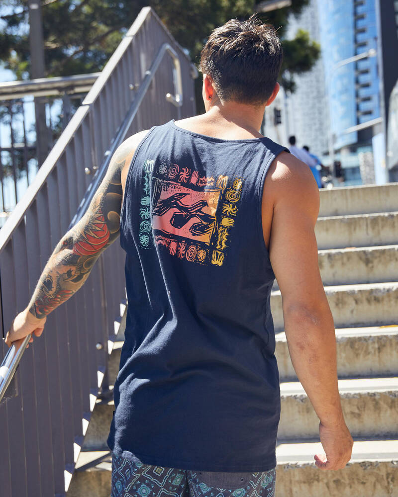 Billabong Crayon Wave Singlet for Mens