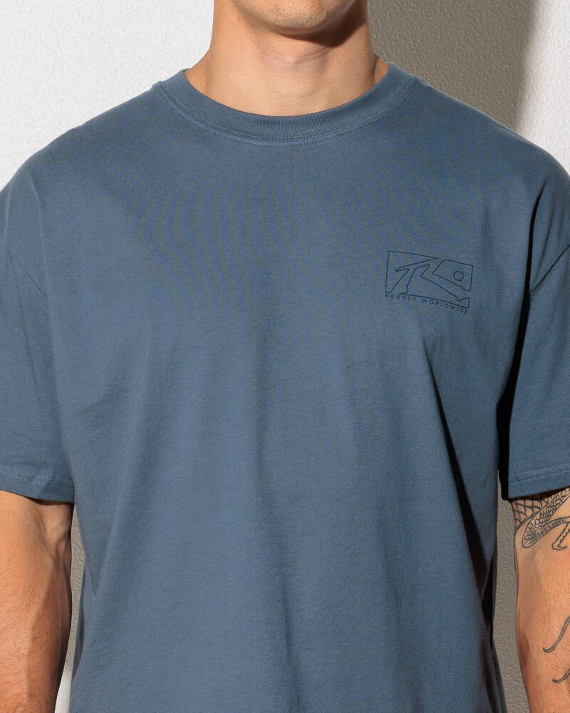 Rusty Boxed Out T-Shirt for Mens