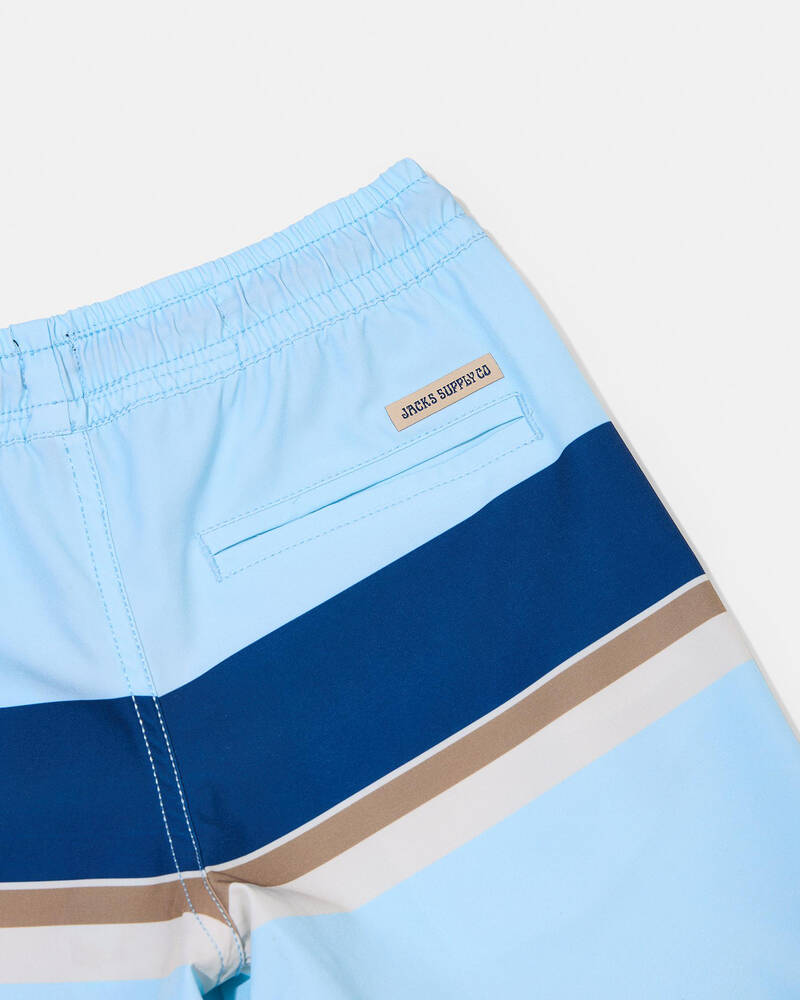 Jacks Toddlers' Retro Wave Elastic Waist Shorts for Mens