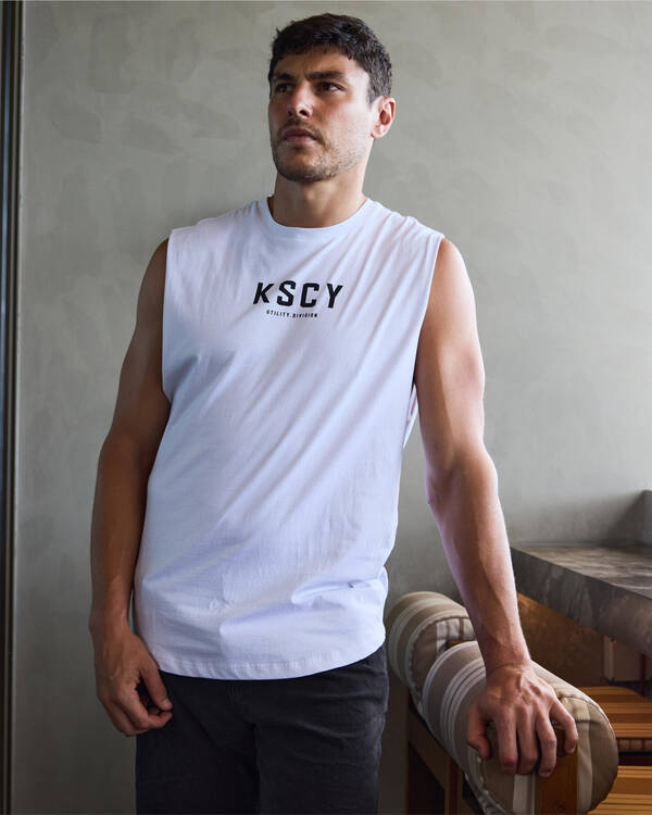 Kiss Chacey Visualise Dual Curved Muscle Tank for Mens